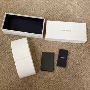 White Prada Sunglass case